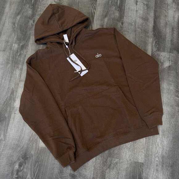 Alo brown hoodie new size x large